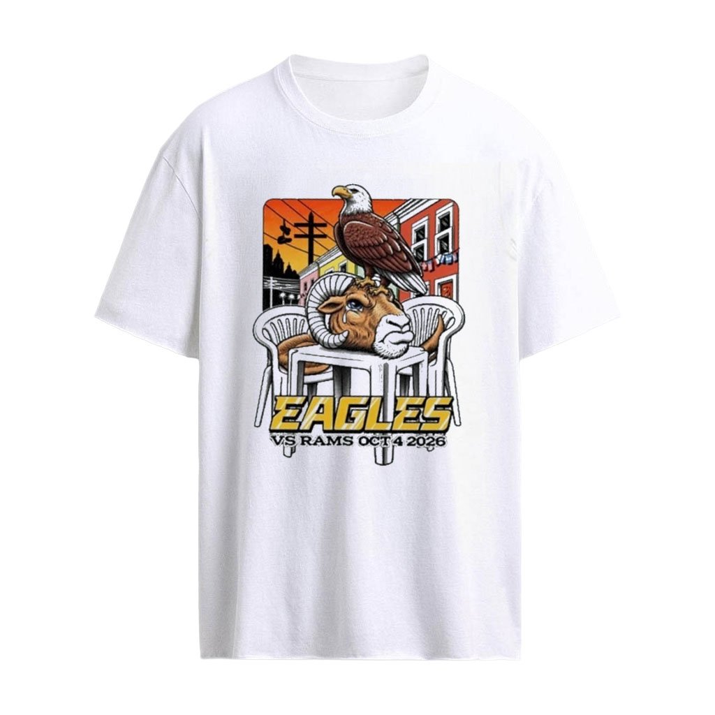 Philadelphia Eagles Vs Los Angeles Rams October 4 2026 Back At Home T-Shirt