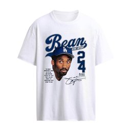 Puka Nacua Wears Kobe Bryant Bean Dodgers Signature T-Shirt
