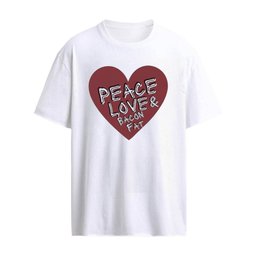 Peace Love and Bacon Fat Heart T-Shirt