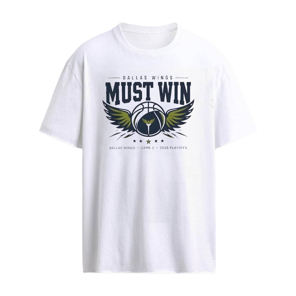 WNBA Playoffs 2026 Dallas Wings Must Win Game 2 Wings Basketball Graphic T-Shirt