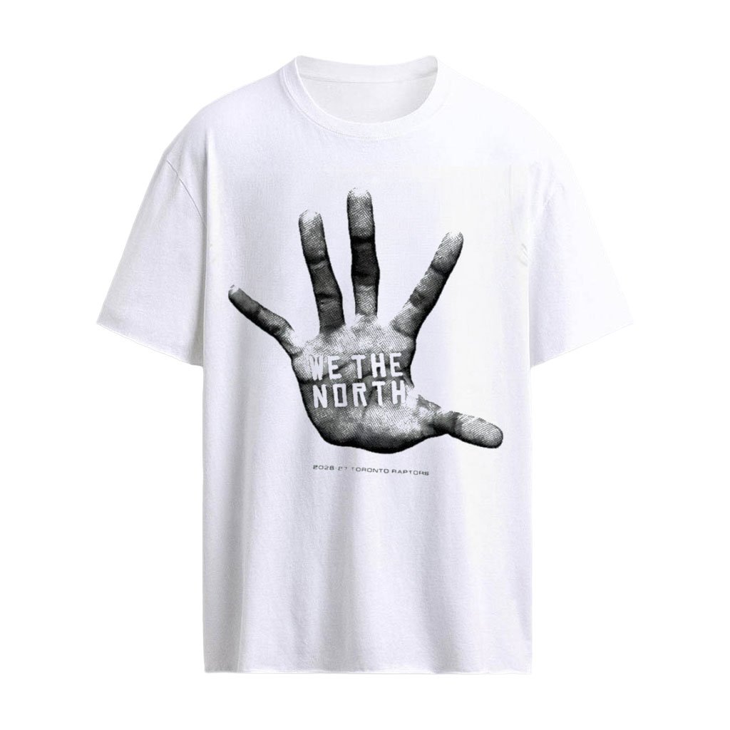 Toronto Raptors We The North 2026 Hand Graphic T-shirt