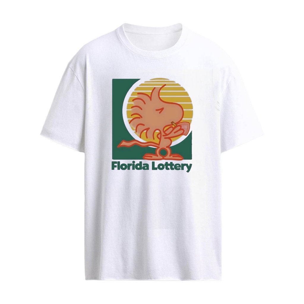Woodstock Florida Lottery Peanuts Snoopy Graphic T-Shirt