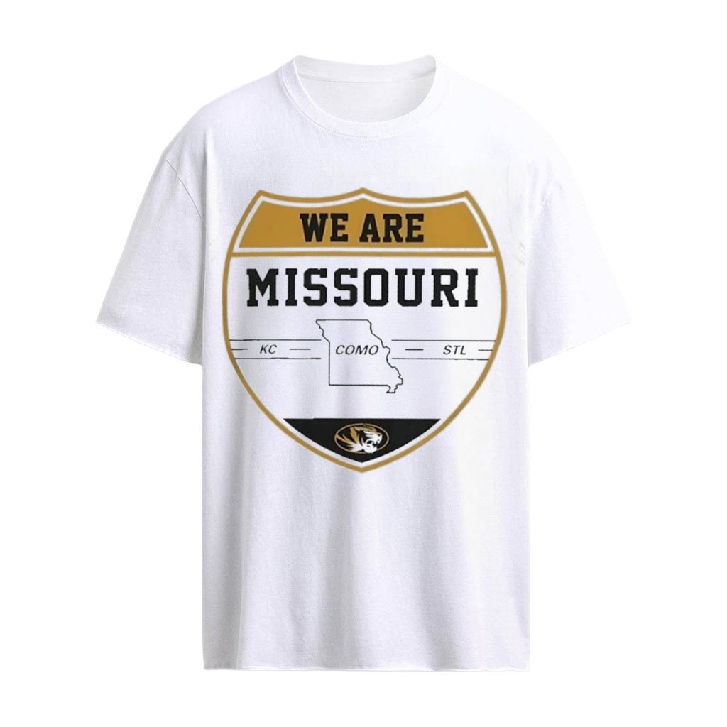 Missouri Tigers We Are Missouri Basketball Logo T-shirt