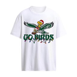 Snoopy and Woodstock Philadelphia Eagles Go Birds Christmas T-Shirt