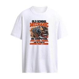Old School Mechanic No Computers Just Ears Hands And 40 Years Of Knowing What’s Wrong T-Shirt