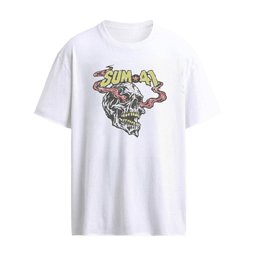 Sum 41 13 Voices Anniversary Skull Fire T Shirt