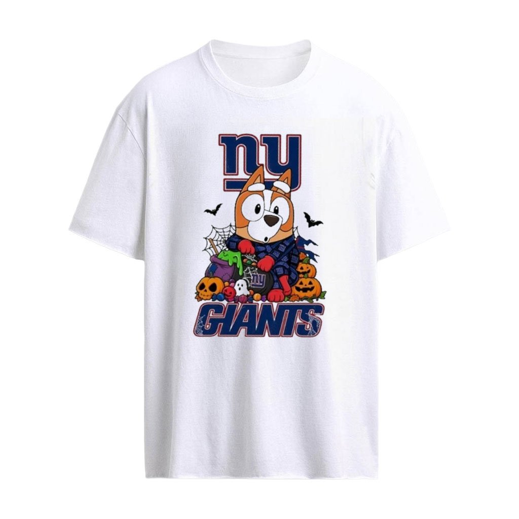 New York Giants Bluey Happy Halloween 2026 T-Shirt