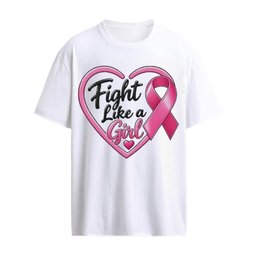 The Breast Cancer Awareness Month Fight Like a Girl T-Shirt