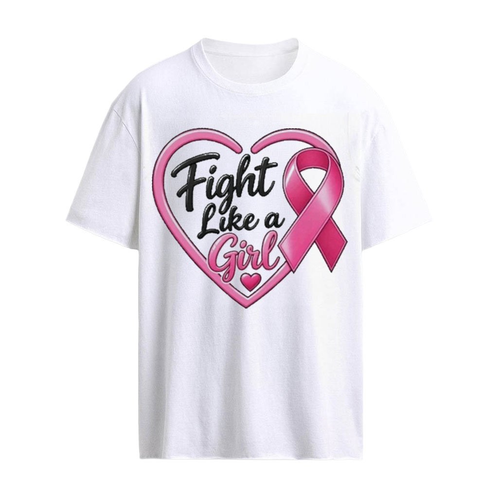 The Breast Cancer Awareness Month Fight Like a Girl T-Shirt