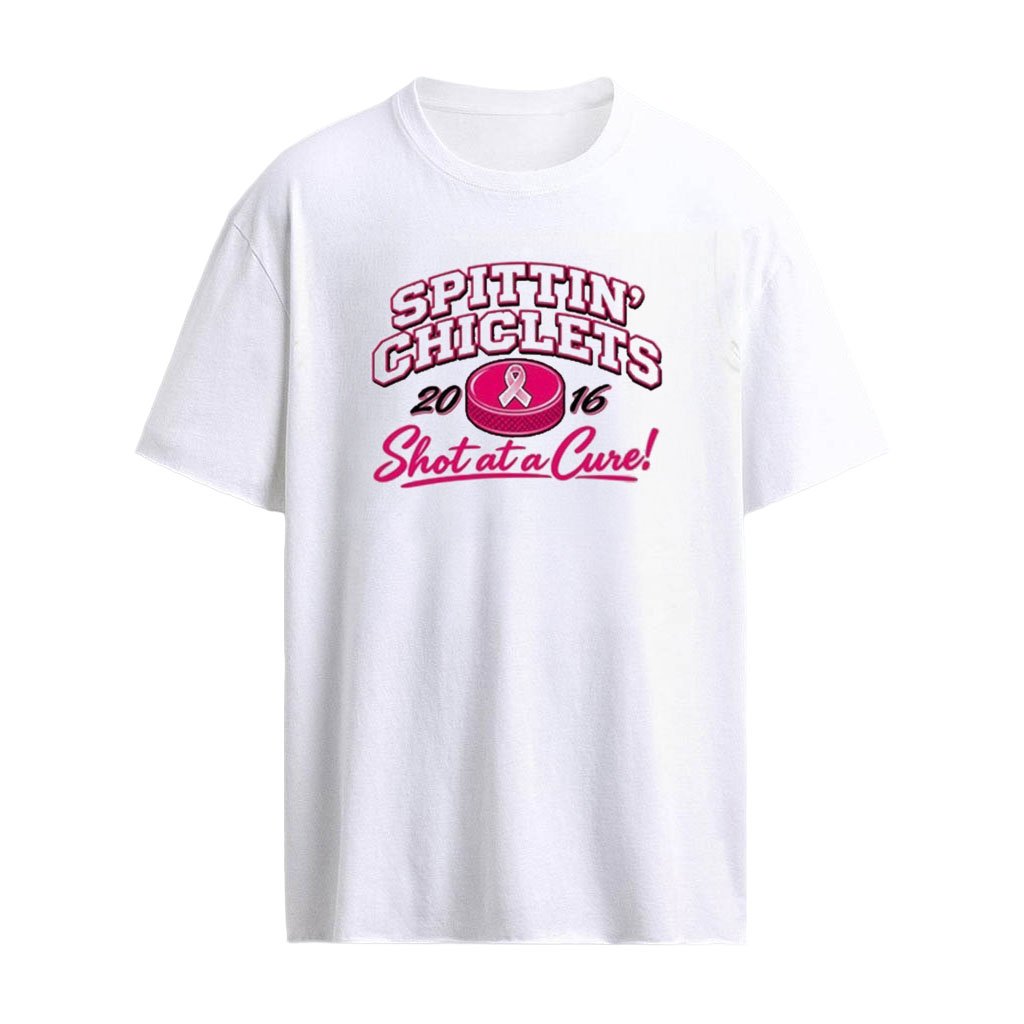 Spittin Chiclets 2026 Shot At A Cure X Move Over Breast Cancer Shirt