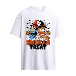 Philadelphia Eagles Bluey Trick Or Treat Halloween T-Shirt