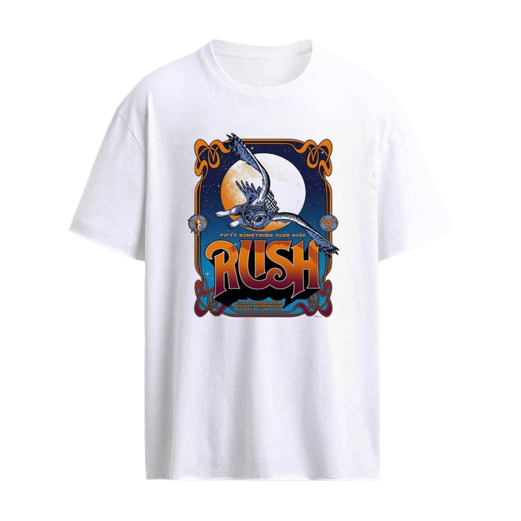 Rush Seattle Wa 2026 Event Owl Lithograph At Climate Pledge Arena October 10 12 2026 Shirt