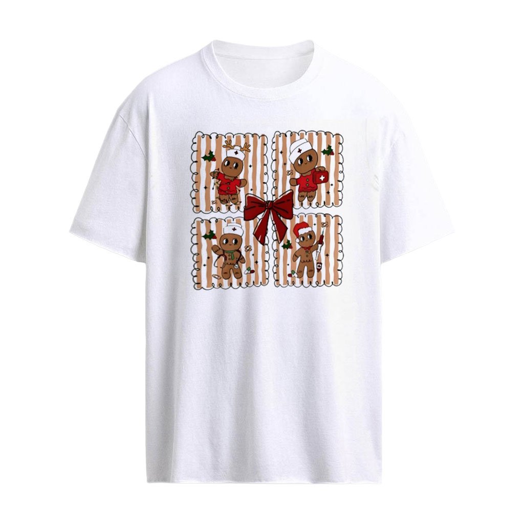 Preppy Nurse Gingerbread Christmas shirt