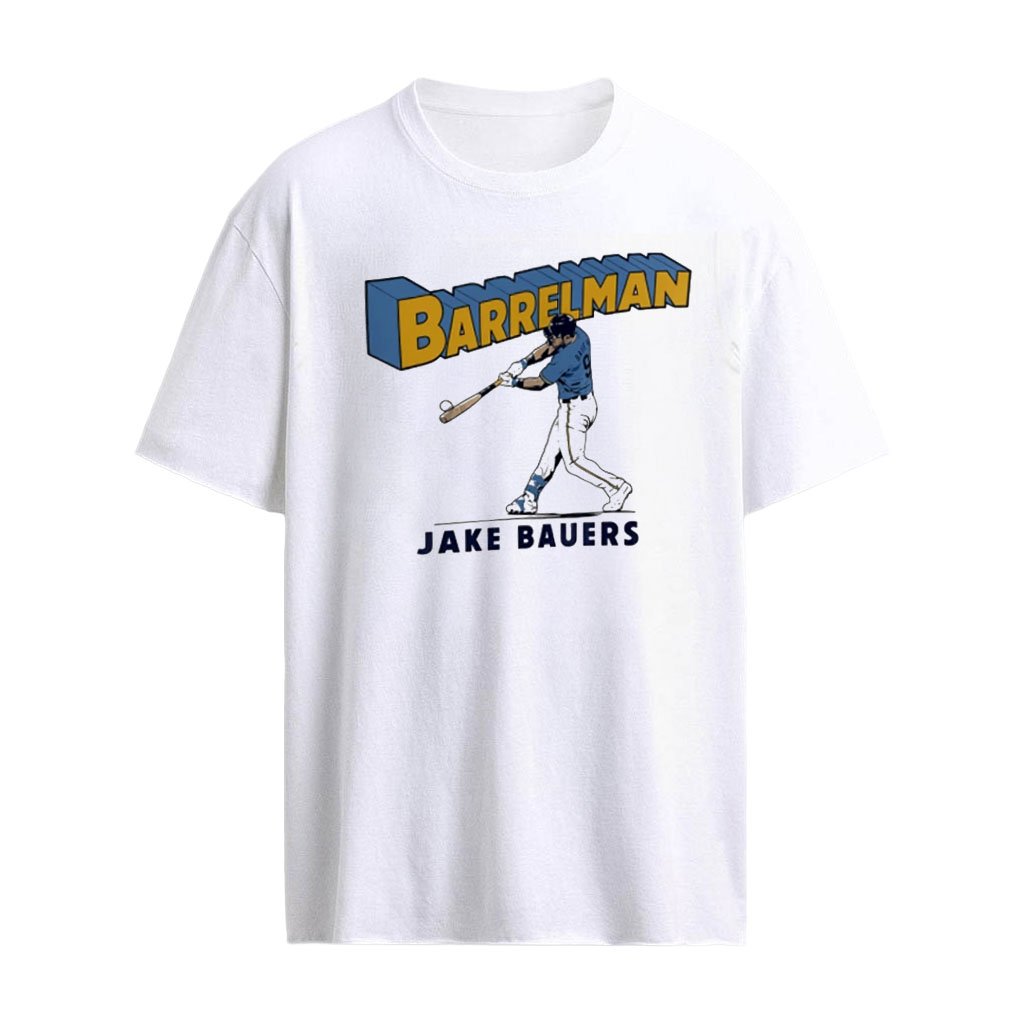 Jake Bauers Barrel Man Milwaukee Wisconsin Baseball shirt