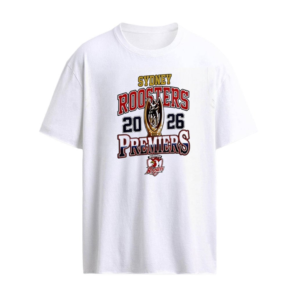 Sydney Roosters Nrl Premiers 2026 trophy shirt