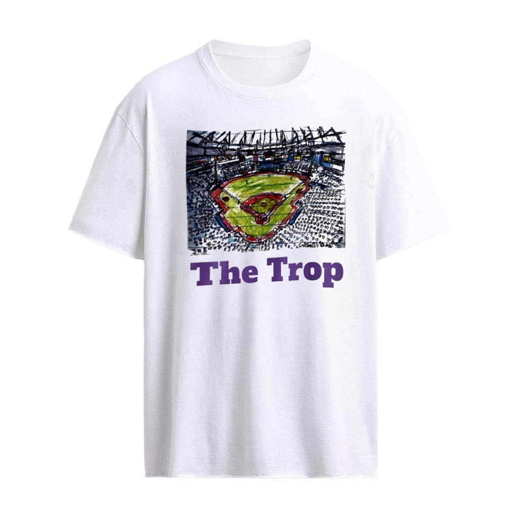 Tropicana Field Sketch The Trop Tampa Bay Rays Shirt