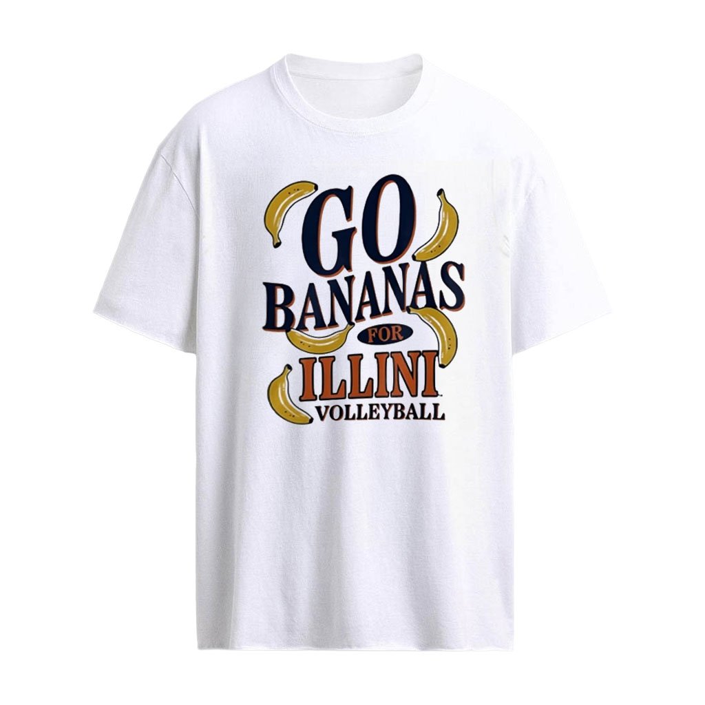 Illinois Fighting Illini NCAA Go Bananas For Illini Volleyball shirt