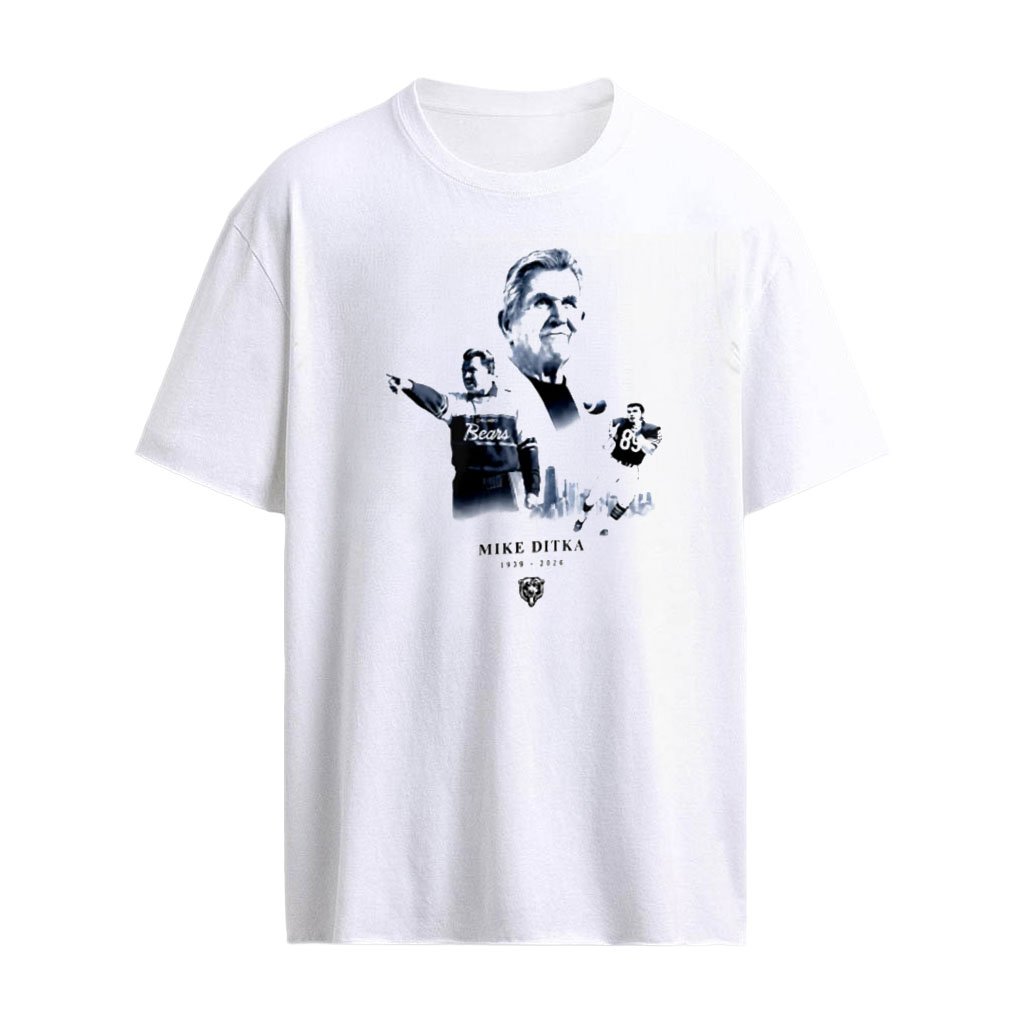 RIP Mike Ditka 1939-2026 Chicago Bear shirt