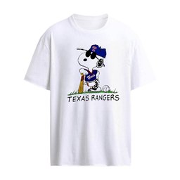 Snoopy Texas Rangers MLB sunglasses baseball uniform shirt