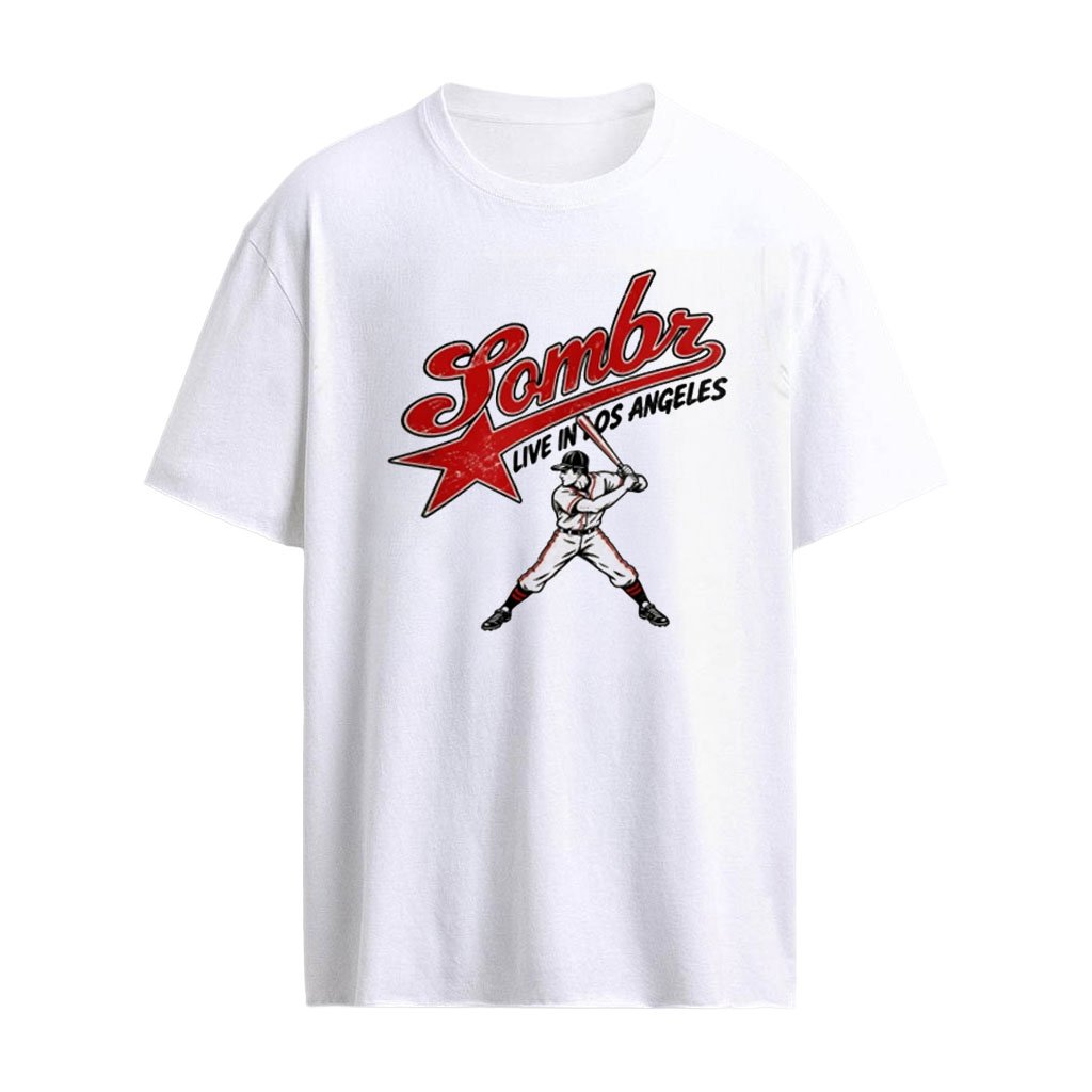 Sombr live in Los Angeles 2026 event tee at the Forum October shirt