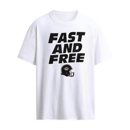 Fast and Free Missouri Tigers football helmet shirt