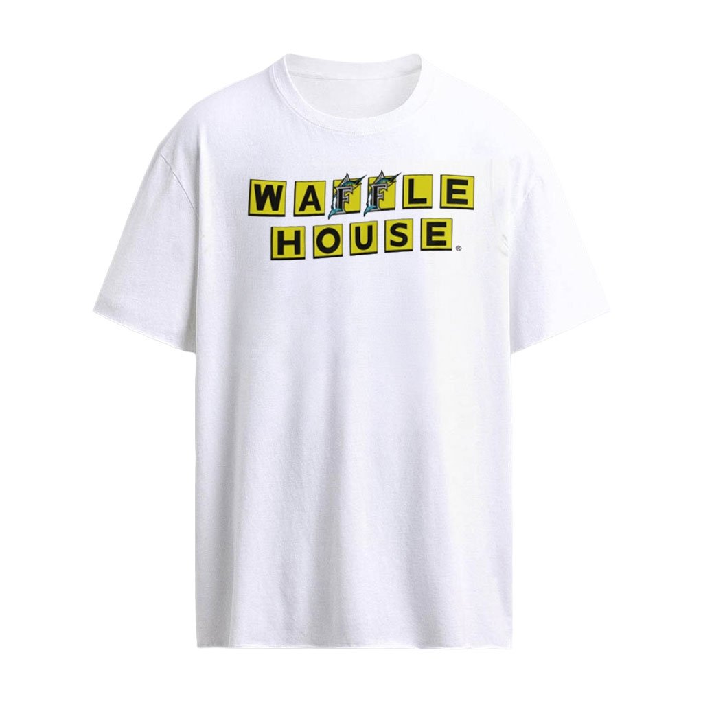 Waffle House Miami Marlins logo shirt