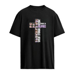 All I Need Today Is A Little Bit Of Valkyries And A Whole Lot Of Jesus Cross Graphic 2026 T-Shirt