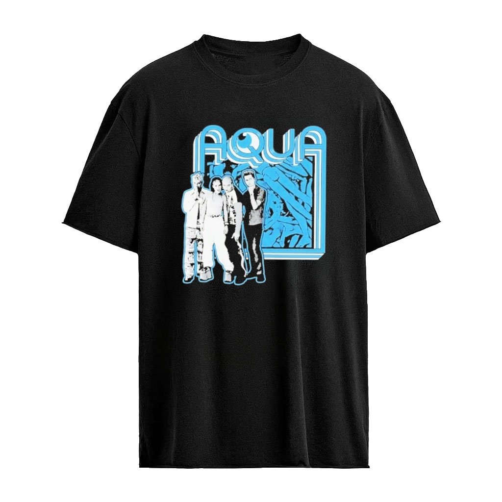 Aqua Band Members Barbie Girl 90s Pop Graphic T-shirt