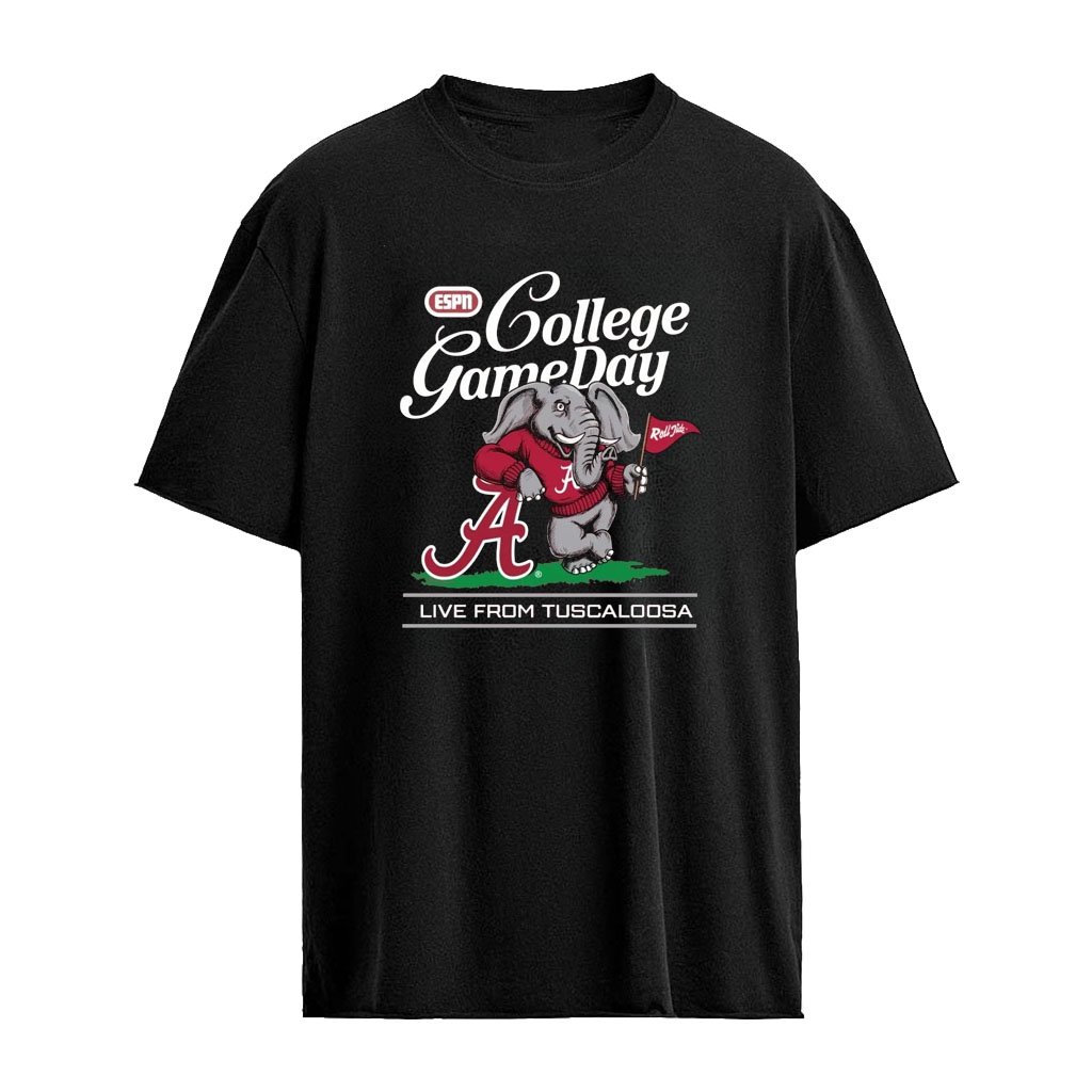 ESPN College GameDay Alabama Crimson Tide live from Tuscaloosa shirt