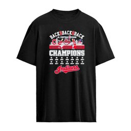 Cleveland Indians Back To Back To Back Division Champions 2024 2025 2026 Baseball T-Shirt