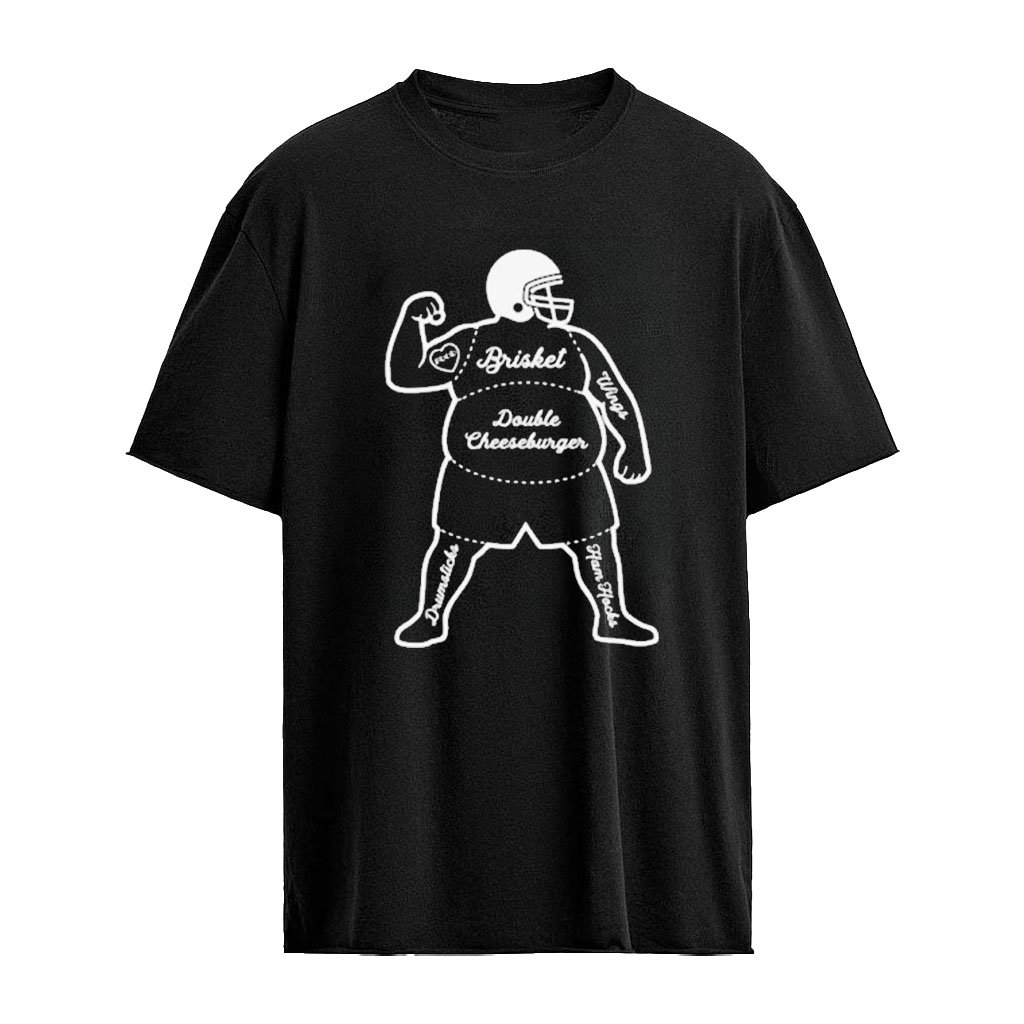 Big Man Atomy Brisket Double Cheeseburger Shirt