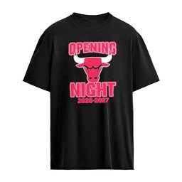 Chicago Bulls NBA Opening Night 2026-2027 Logo T-shirt