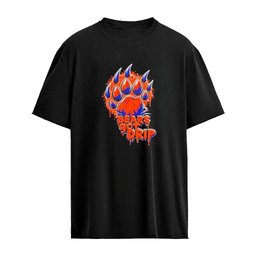 Bears Got Drip NFL Football Bear Paw Graphic T-shirt
