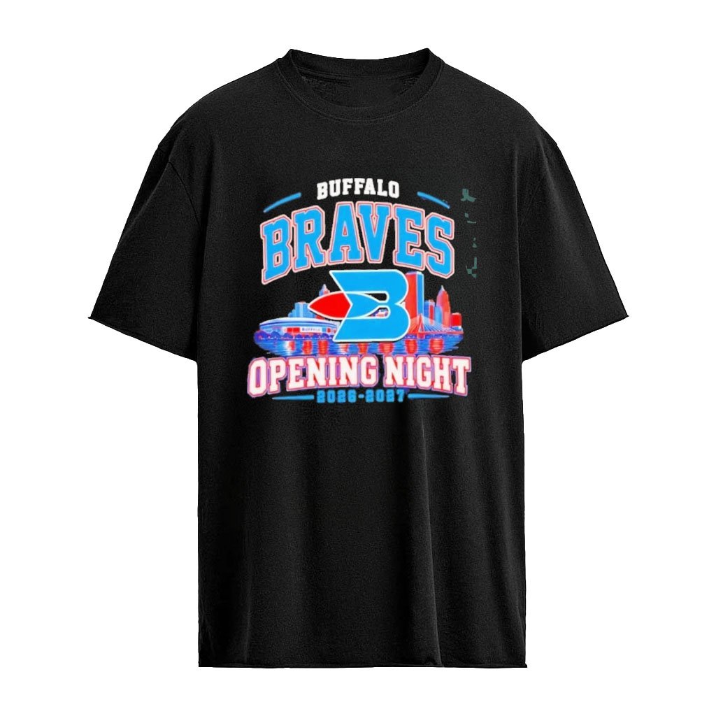 Buffalo Braves Opening Night 2026-2027 City Skyline Graphic T-shirt