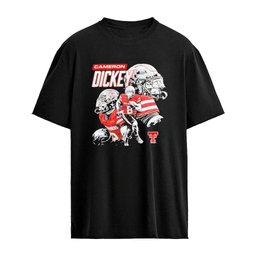 Cameron Dickey Texas Tech Red Raiders Football Ncaa Player Collage T-Shirt