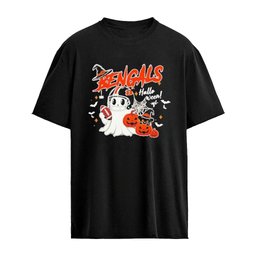 Cincinnati Bengals Halloween Ghost Football Player Beware Graphic T-shirt