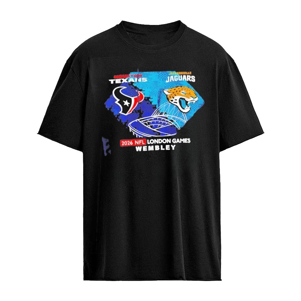 Houston Texans vs. Jacksonville Jaguars 2026 NFL Games Matchup London T-Shirt