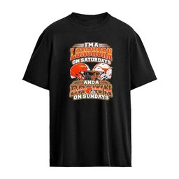 I’m A Longhorns On Saturdays And A Browns On Sundays Helmet T-Shirt