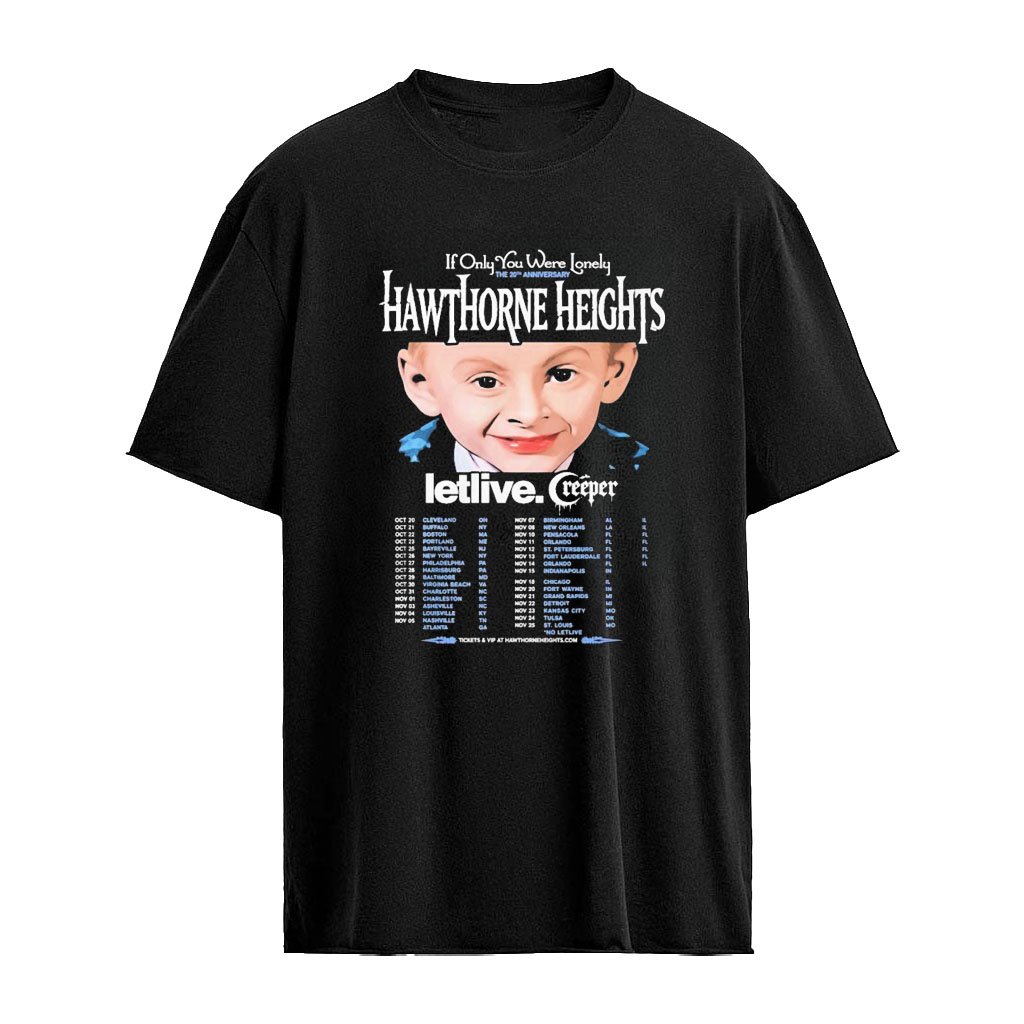 Hawthorne Heights – 20th Anniversary Of If Only You Were Lonely Tour 2026 Shirt