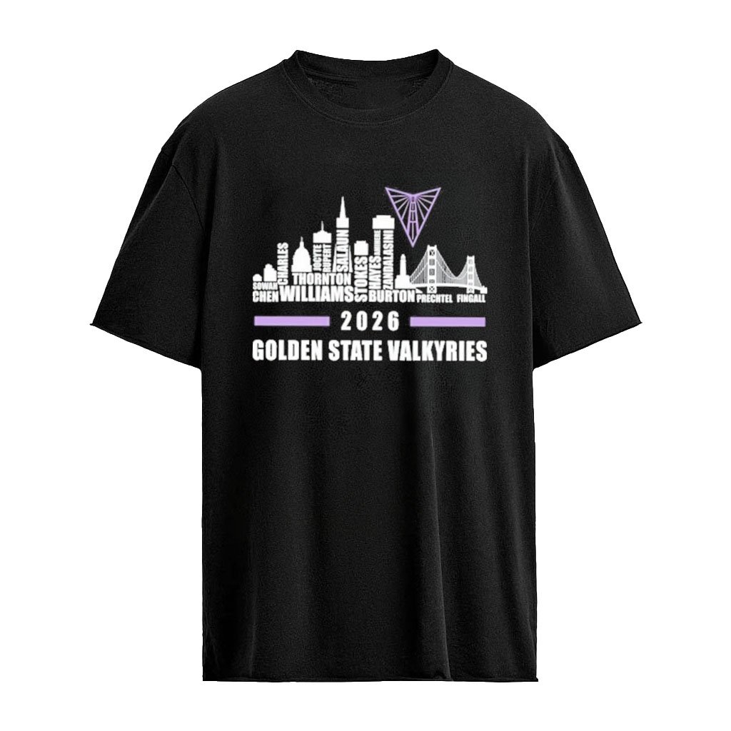 Golden State Valkyries 2026 City Name Player T-Shirt