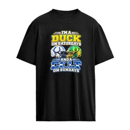 I’m A Duck On Saturdays And A Colt On Sundays Helmet T-Shirt