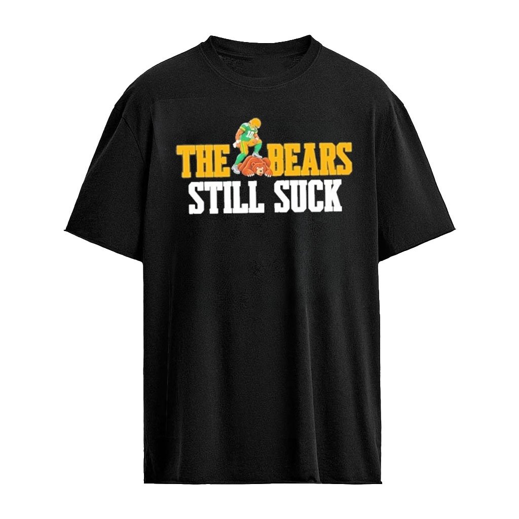 Green Bay Packers The Bears Still Suck Mascot Graphic T-Shirt