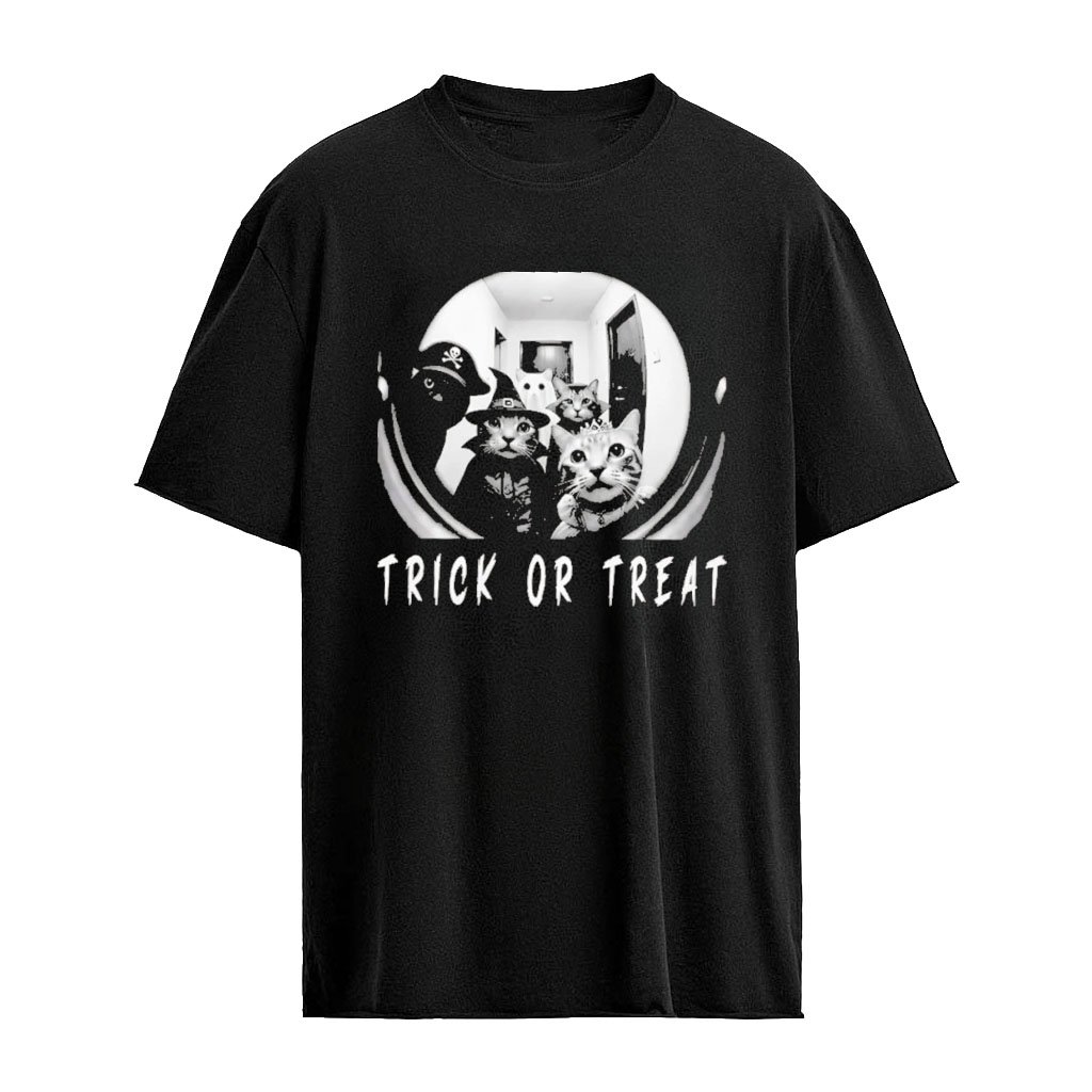 Halloween Cats Trick Or Treat T-Shirt