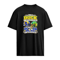 I’m A Duck On Saturdays And A Ram On Sundays Helmet T-Shirt