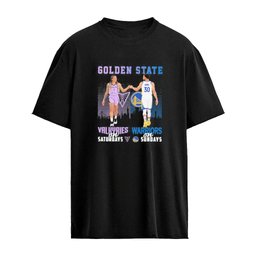 Golden State Valkyries on Saturdays Warriors on Sundays Basketball Fan T-Shirt