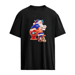 Florida Gators Georgia Bulldogs LSU Tigers Florida State Christmas Santa College Football Fan Graphic T-Shirt