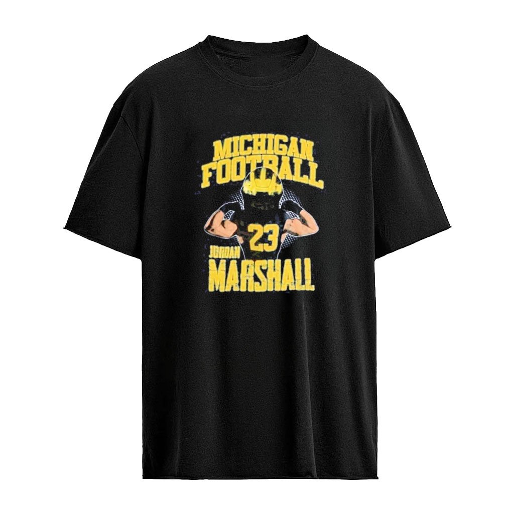 Jordan Marshall Michigan Wolverines NIL Player Graphic Player T-Shirt