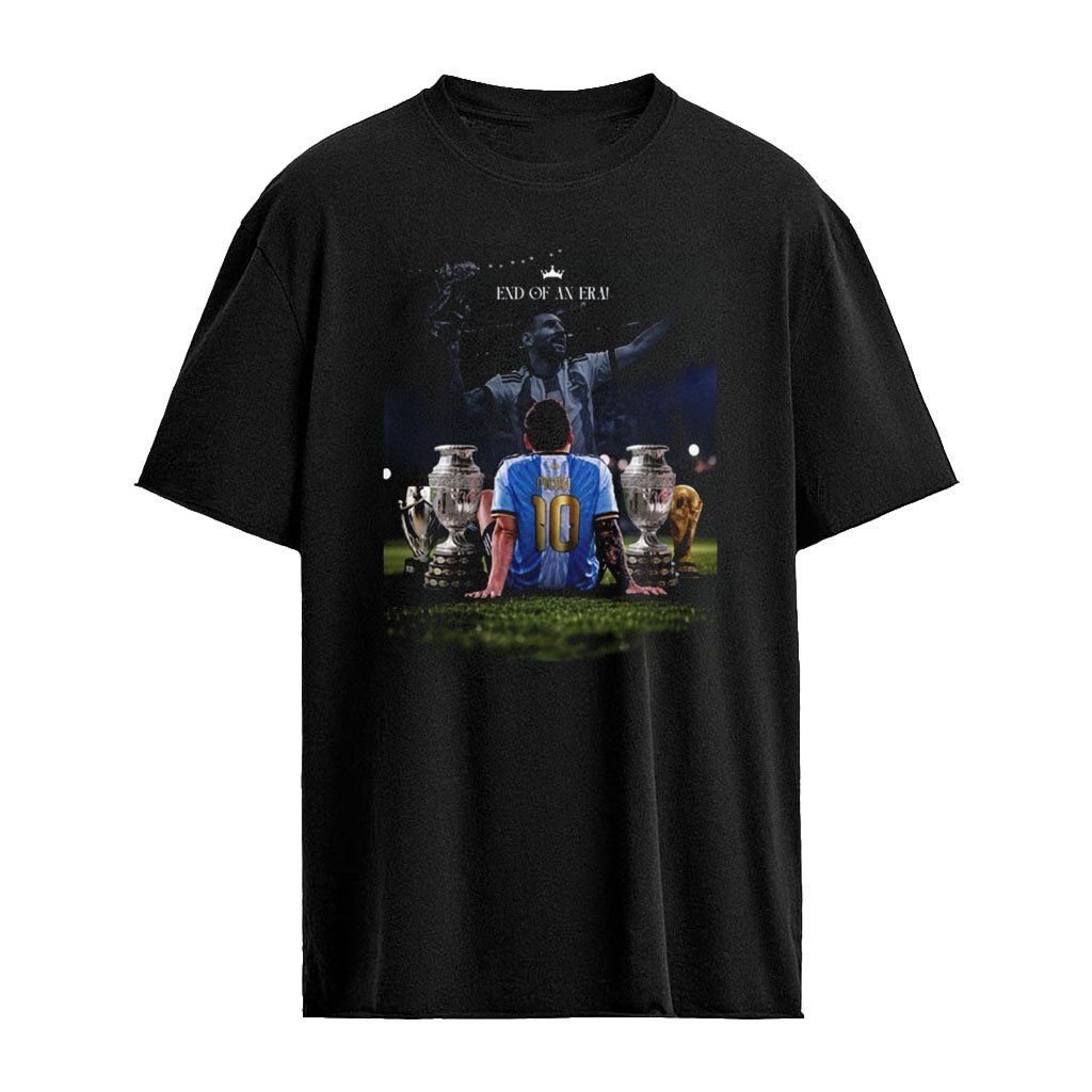 Gracias Messi End Of An Era GOAT Football T Shirt