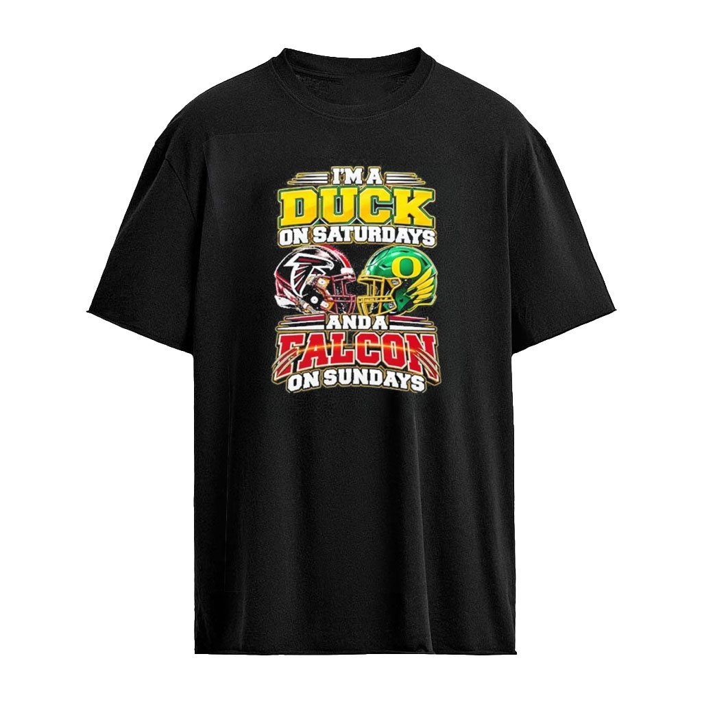 I’m A Duck On Saturdays And A Falcon On Sundays Helmet T-Shirt
