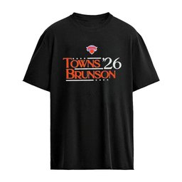 Karl-Anthony Towns and Jalen Brunson New York Knicks Campaign 2026 T-Shirt